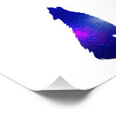 Ruimtewolfskuiken - Kies achtergrondkleur Foto Afdruk (Hoek)