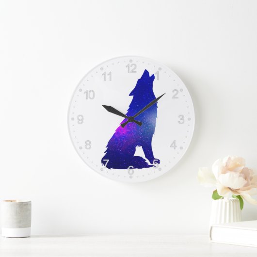 Ruimtewolfskuiken - Kies achtergrondkleur Grote Klok (Huis)