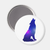 Ruimtewolfskuiken - Kies achtergrondkleur Magneet (Voorkant / Achterkant)