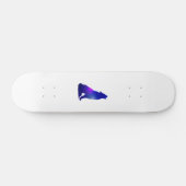 Ruimtewolfskuiken - Kies achtergrondkleur Persoonlijk Skateboard (Horizontaal)