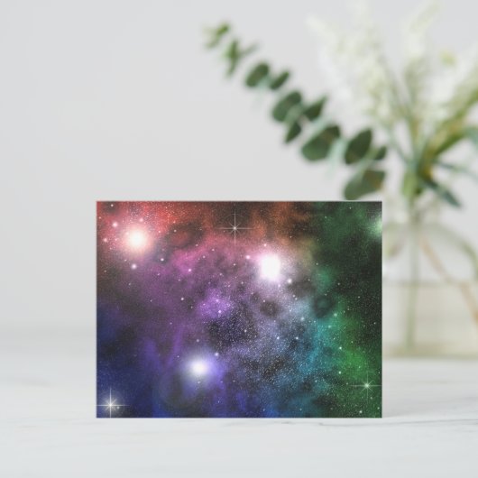 Ruimtewolken Briefkaart (Staand voorkant)