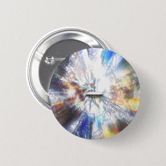 Ruimtewolken Ronde Button 5,7 Cm (Voorkant /achterkant)