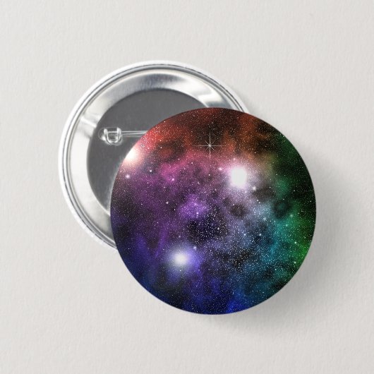 Ruimtewolken Ronde Button 5,7 Cm (Voorkant /achterkant)