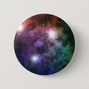 Ruimtewolken Ronde Button 5,7 Cm