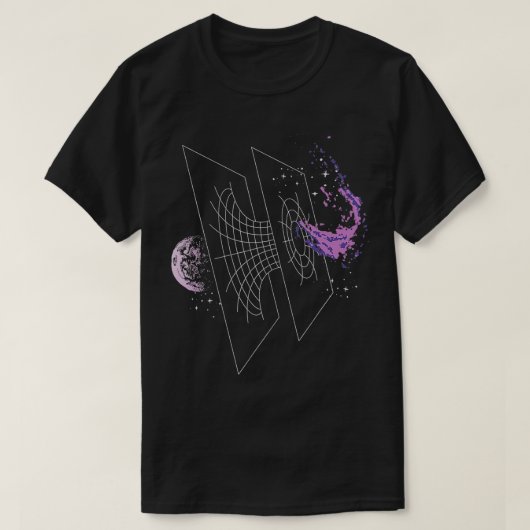 Ruimtewormgat T-shirt (Design voorkant)