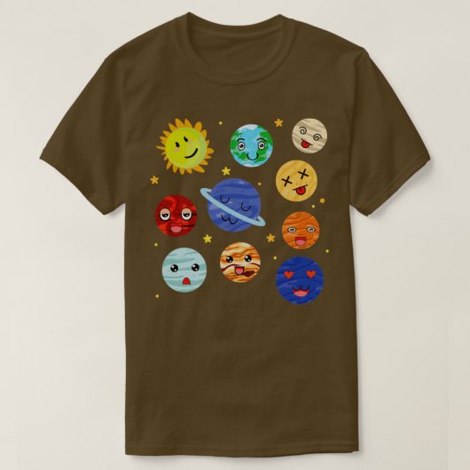 Ruimtezonnecentrales T-shirt (Design voorkant)