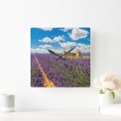 Ruin in Lavender Field, Frankrijk Vierkante Klok (Huis)