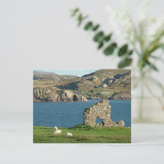 Ruin op Iona Briefkaart (Staand voorkant)