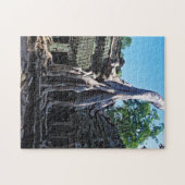 Ruin van Ta Prohm - Angkor Wat, Cambodja, Azië Legpuzzel (Horizontaal)