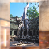Ruin van Ta Prohm - Angkor Wat, Cambodja, Azië Raamsticker (Vel 2)