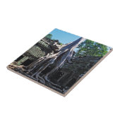 Ruin van Ta Prohm - Angkor Wat, Cambodja, Azië Tegeltje (Zijkant)