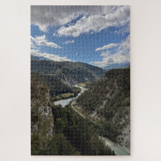Ruinaulta-canyon Legpuzzel (Verticaal)