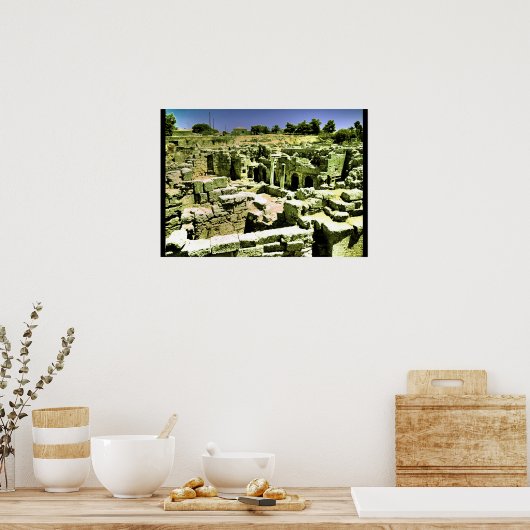 ruïne corinth griekenland poster (Keuken)