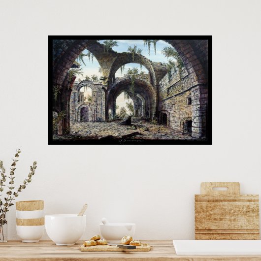 ruïne poster (Keuken)