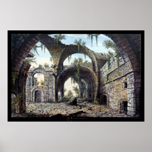 ruïne poster (Voorkant)