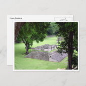 ruïne van copán honduras briefkaart (Voorkant / Achterkant)