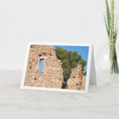 Ruïne van de Ermita de Santa Bárbara, Lliria, Vale Kaart (Voorkant)