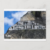 Ruïne van de Maya van Xunantunich in Belize Briefkaart (Voorkant)