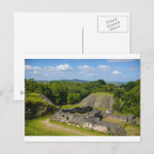 Ruïne van de Maya van Xunantunich in Belize Briefkaart (Voorkant / Achterkant)