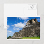 Ruïne van de Maya van Xunantunich in Belize Briefkaart (Voorkant / Achterkant)