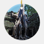 Ruïne van Ta Prohm - Angkor Wat, Cambodja, Azië Keramisch Ornament (Achterkant)
