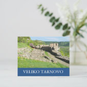 Ruined fortress in Veliko Tarnovo, Bulgarije Briefkaart (Staand voorkant)