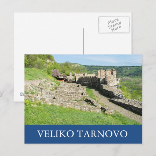 Ruined fortress in Veliko Tarnovo, Bulgarije Briefkaart (Voorkant / Achterkant)