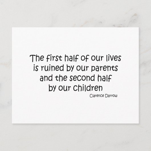 Ruined Life quote Briefkaart (Voorkant)