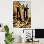 Ruined Temple in Ballbeck Poster (Thuiskantoor)