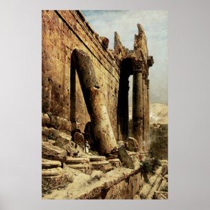 Ruined Temple in Ballbeck Poster