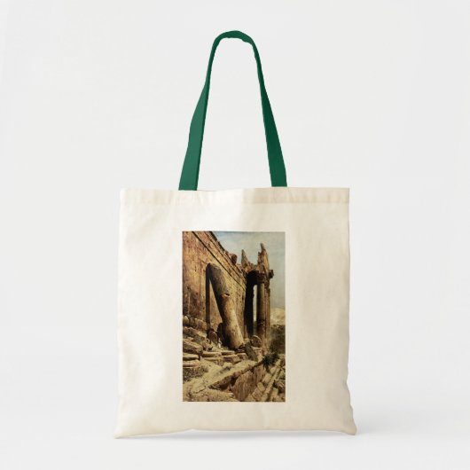 Ruined Temple in Ballbeck Tote Bag (Voorkant)