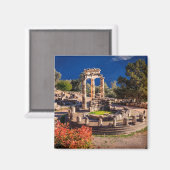 ruïnes Athina Pronaia tempel in de oude Delphi Magneet (Voorkant / Achterkant)