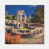 ruïnes Athina Pronaia tempel in de oude Delphi Magneet (Voorkant)