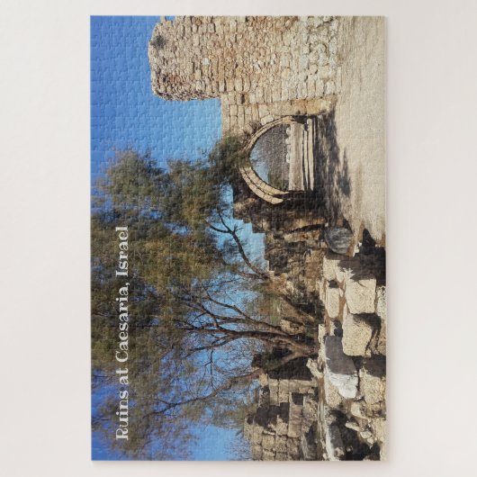 Ruïnes bij Caesaria, Israël Legpuzzel (Verticaal)