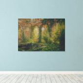 Ruïnes - Cour des comptes Ballroom Canvas Afdruk (Insitu (Houten vloer))