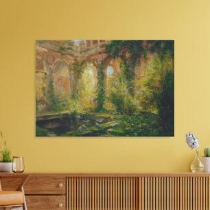 Ruïnes - Cour des comptes Ballroom Canvas Afdruk