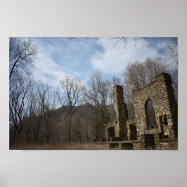 Ruïnes de van Cornwall van het Landgoed Poster