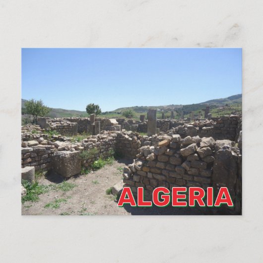 Ruïnes in Djemila, Algerije Briefkaart (Voorkant)