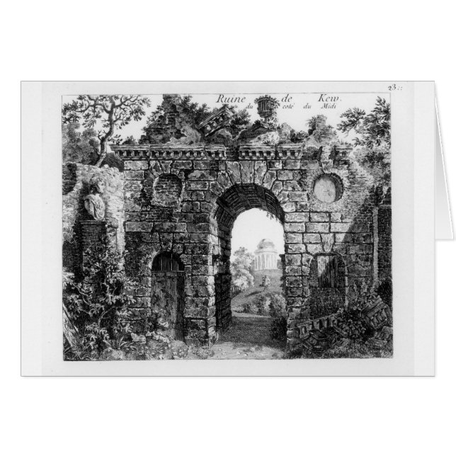 Ruïnes in het midden van Kew Gardens, van 'The Gar (Voorkant Horizontaal)