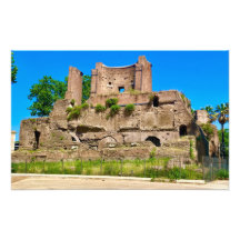 Ruïnes Piazza Vittorio Emanuele II - Rome, Italië