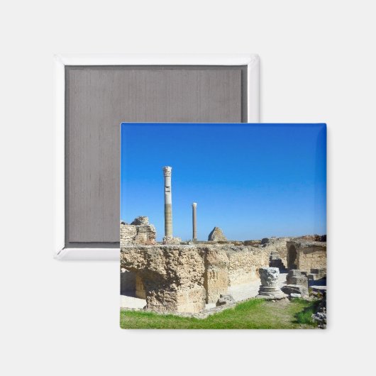 Ruïnes van Carthago Magnet (Voorkant / Achterkant)