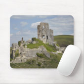 Ruïnes van Corfe Castle, nabij Wareham, Dorset, Muismat (Met muis)