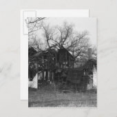 Ruïnes van de boerderij briefkaart (Voorkant / Achterkant)