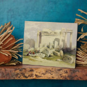Ruïnes van de oostelijke zuilengang van de Tempel Fotoplaat (Zijkant)