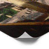 Ruïnes van de Tempel van Castor en Pollux in Rome Poster (Hoek)