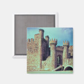 Ruïnes van het kasteel van de Sjabloon Magneet (Voorkant / Achterkant)