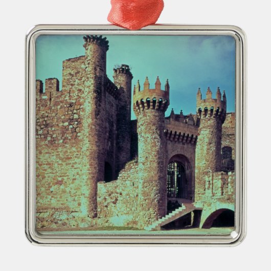 Ruïnes van het kasteel van de Sjabloon Metalen Ornament (Voorkant)