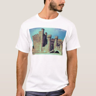 Ruïnes van het kasteel van de Sjabloon T-shirt