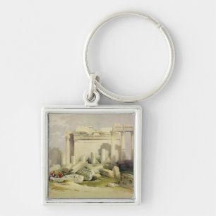 Ruïnes van het oostelijke Portico van de tempel v Sleutelhanger
