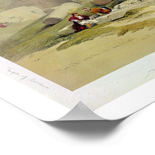 Ruïnes van het oostelijke Portico van de tempel va Poster (Hoek)